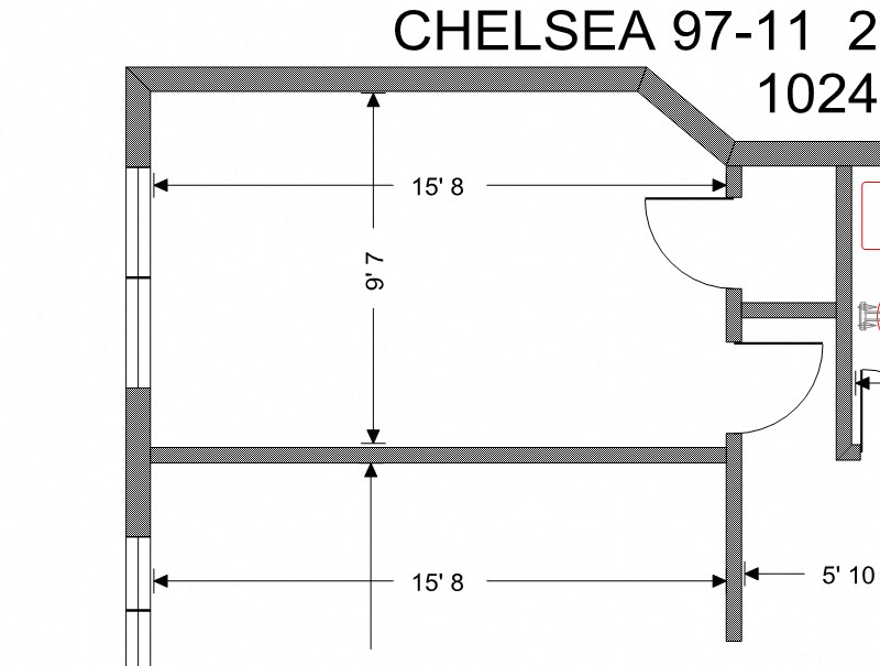 Chelsea 2 Bedroom 1 Bath